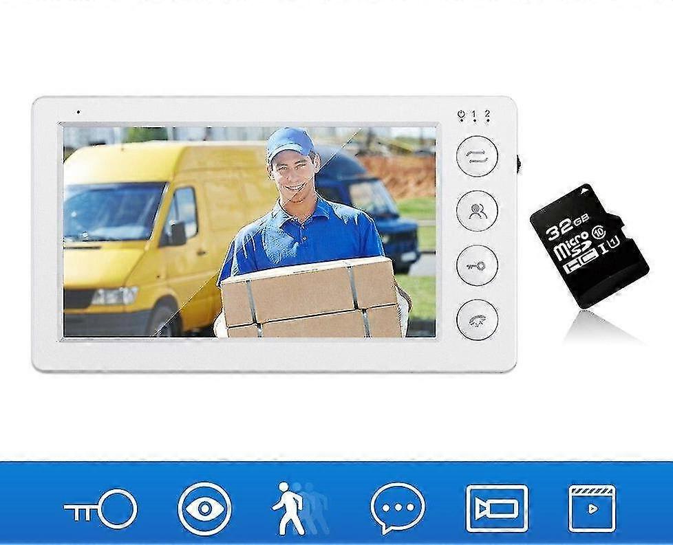 7 Inch Video Intercom Monitor For The Apartment Security