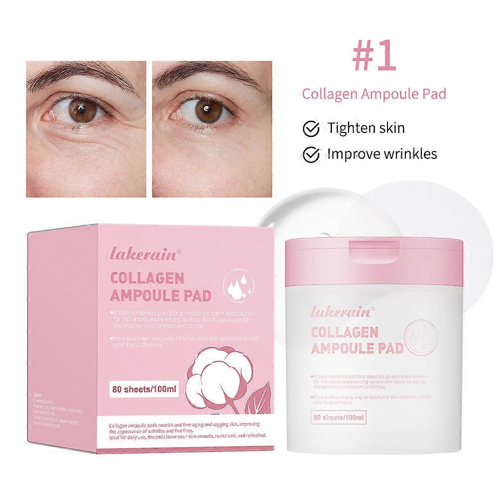 Daily Facial Cotton Toner Pad, 80Pcs Facial Exfoliating Pads,Daily Toner Pad Dead Skin Care, Helps Reduce Blackheads, Whiteheads, and Pimples