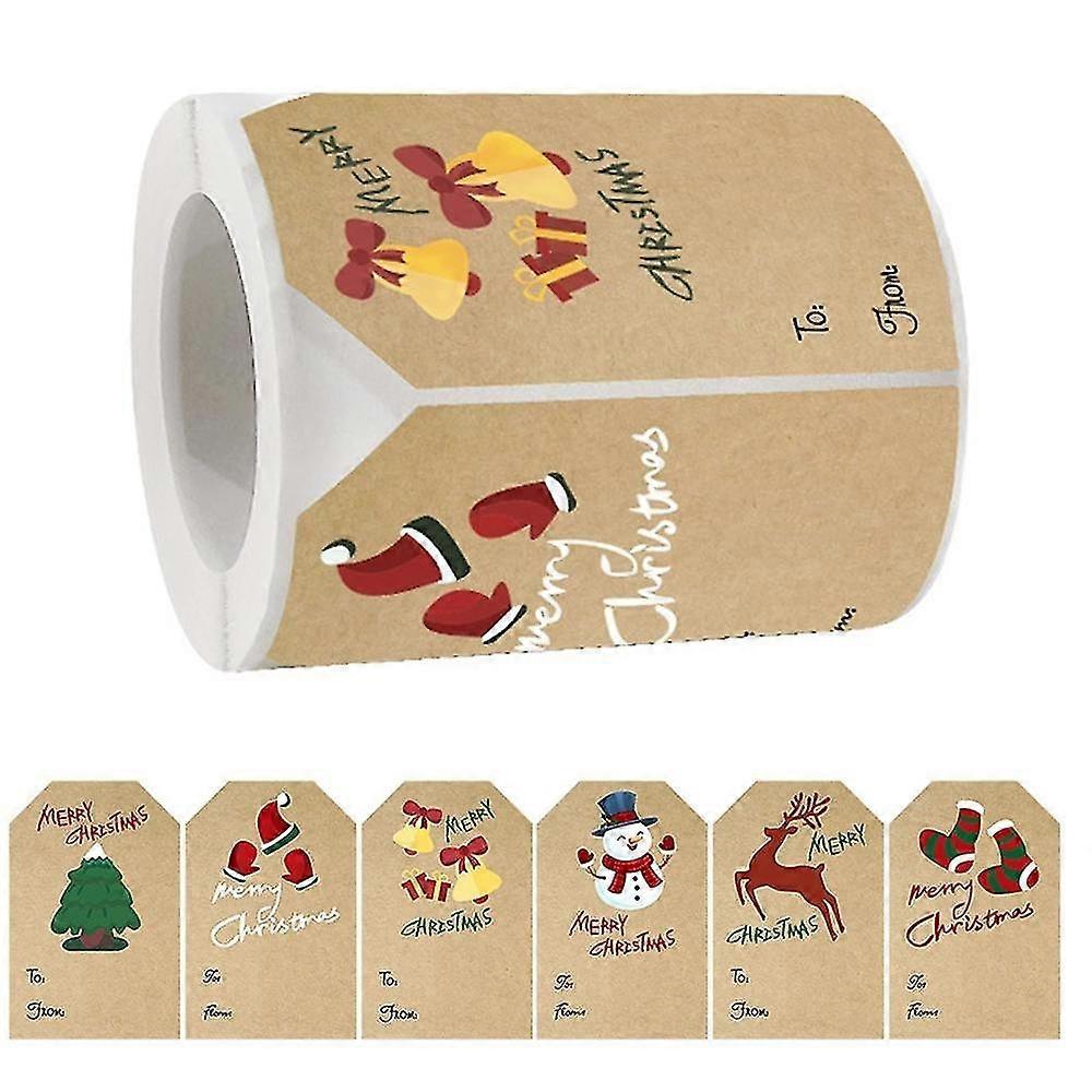 Christmas Gift Tag Stickers: Effortless Wrapping Decor