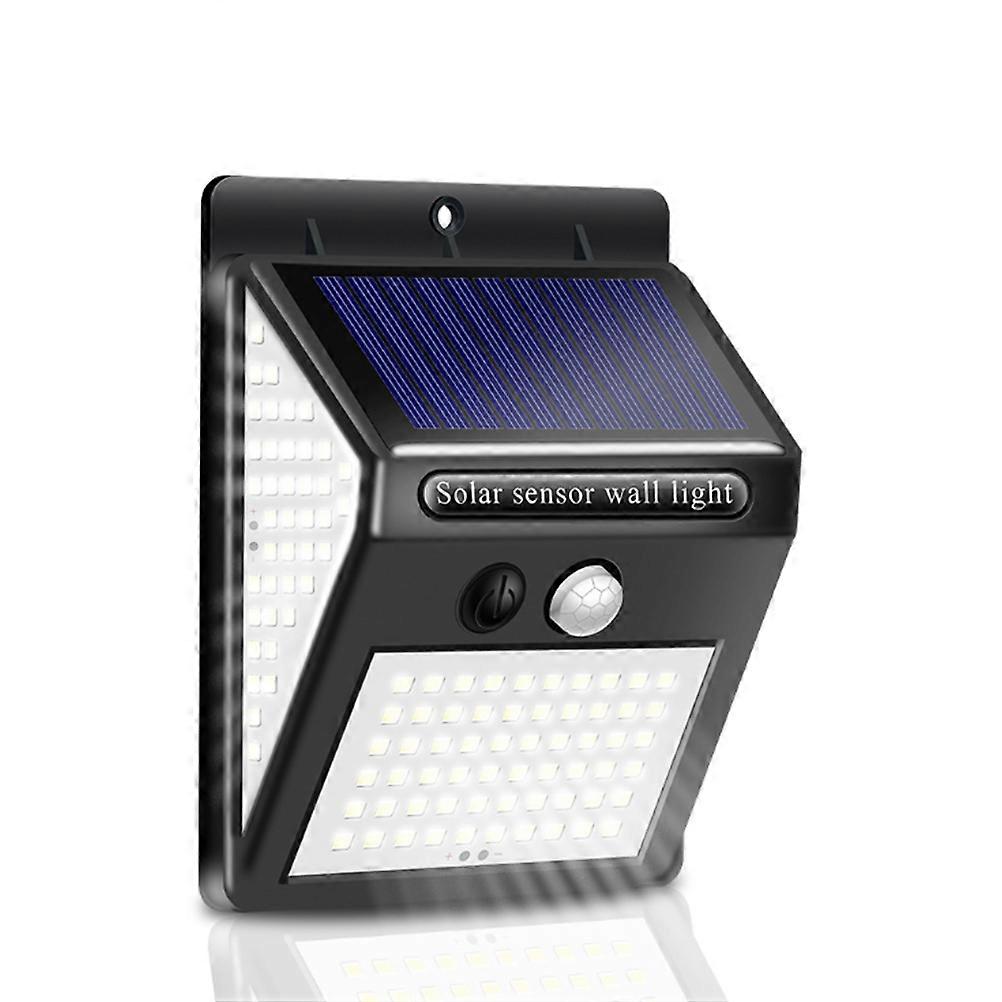 140LED Solar Wall Light Motion Sensor Solar Lamp 3 Modes Security Wall Lamp