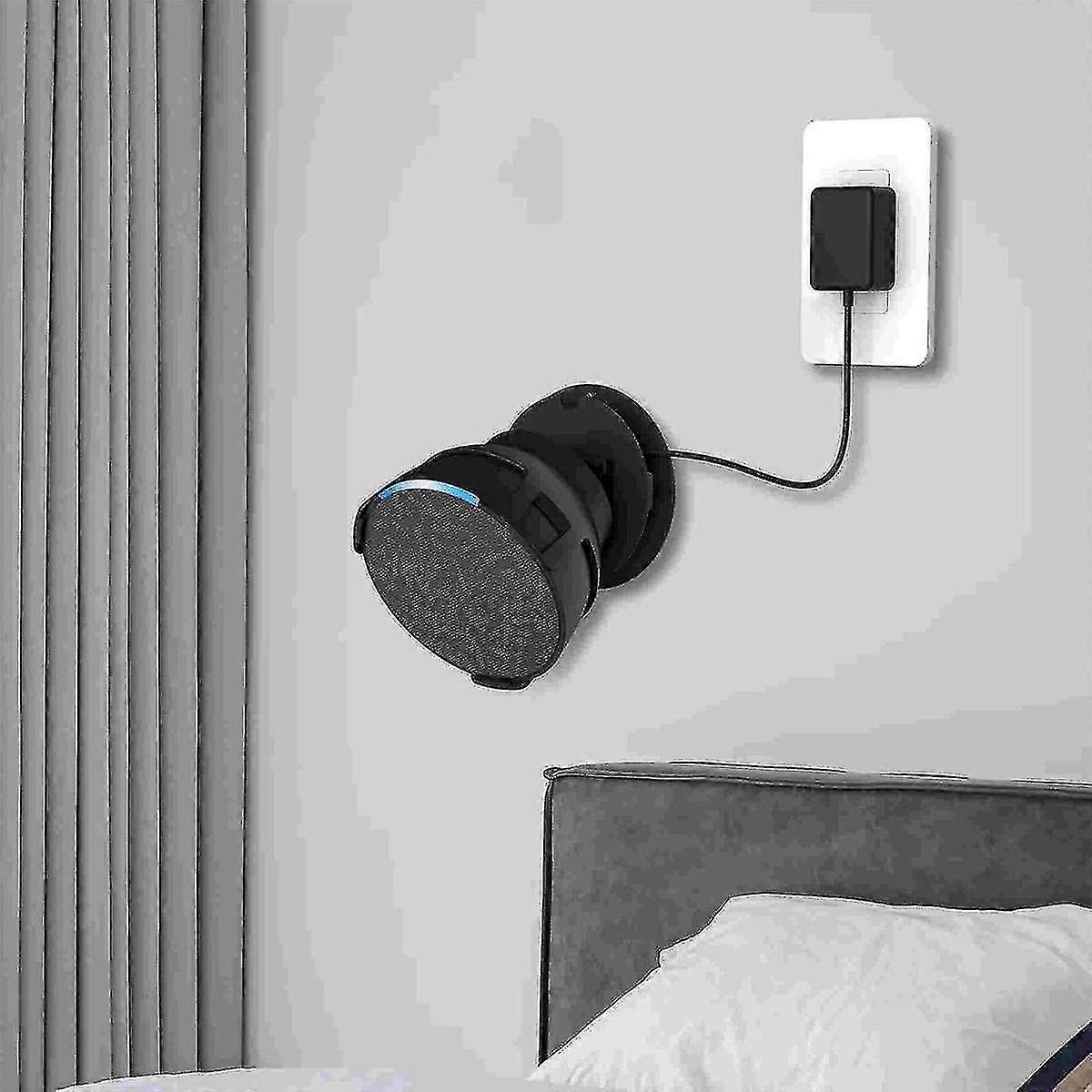 Audio Speakers Bracket Wall Mounted Portable Speaker Support For Pop Black