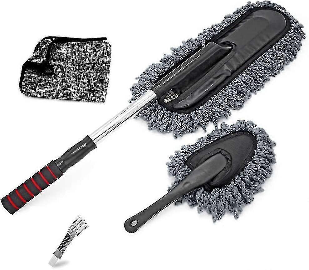 Car Duster,mop Duster Kit,car Duster Exterior Interior Cleaner With Extendable  Gift