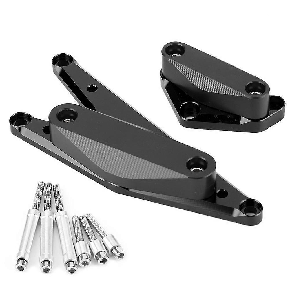 AntiCollision Engine Crash Guard Frame Protective Slider Case Fit for Suzuki Bandit GSF1250 GSX1250FA(Black )