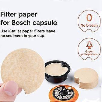 Disposible Paper Filter For Reusable Coffee Capsule Protect From Block Keep Capsule For Cleaning