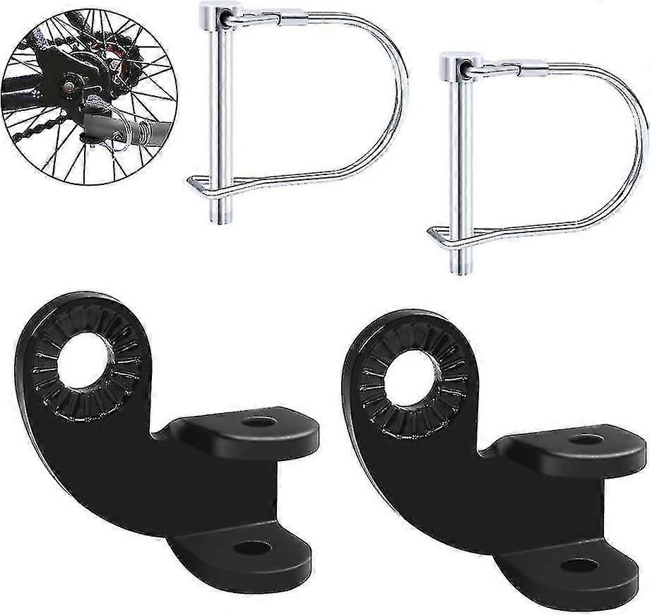 Durable Steel Bike Trailer Coupler - 2 Pack