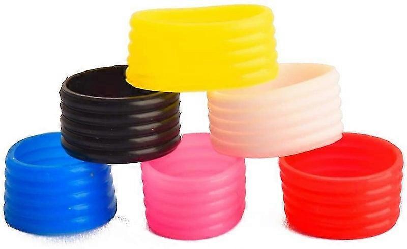 6 stk badminton racket håndtak grep ring, tennisracket racket fikse ring, racket