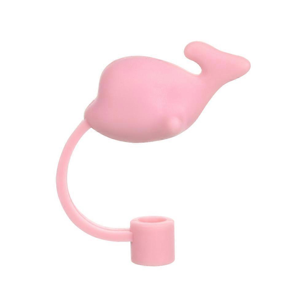 1PC Creative Reusable Silicone Straw Plug Splash Proof Drinking Dust Cap Dust-proof Straw Tips Cover Cup Accessory Kitchen Tool
