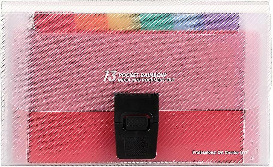 A6 13 Mini Expanding File Accordion File Folder Receipt Organiser File Pockets Folder