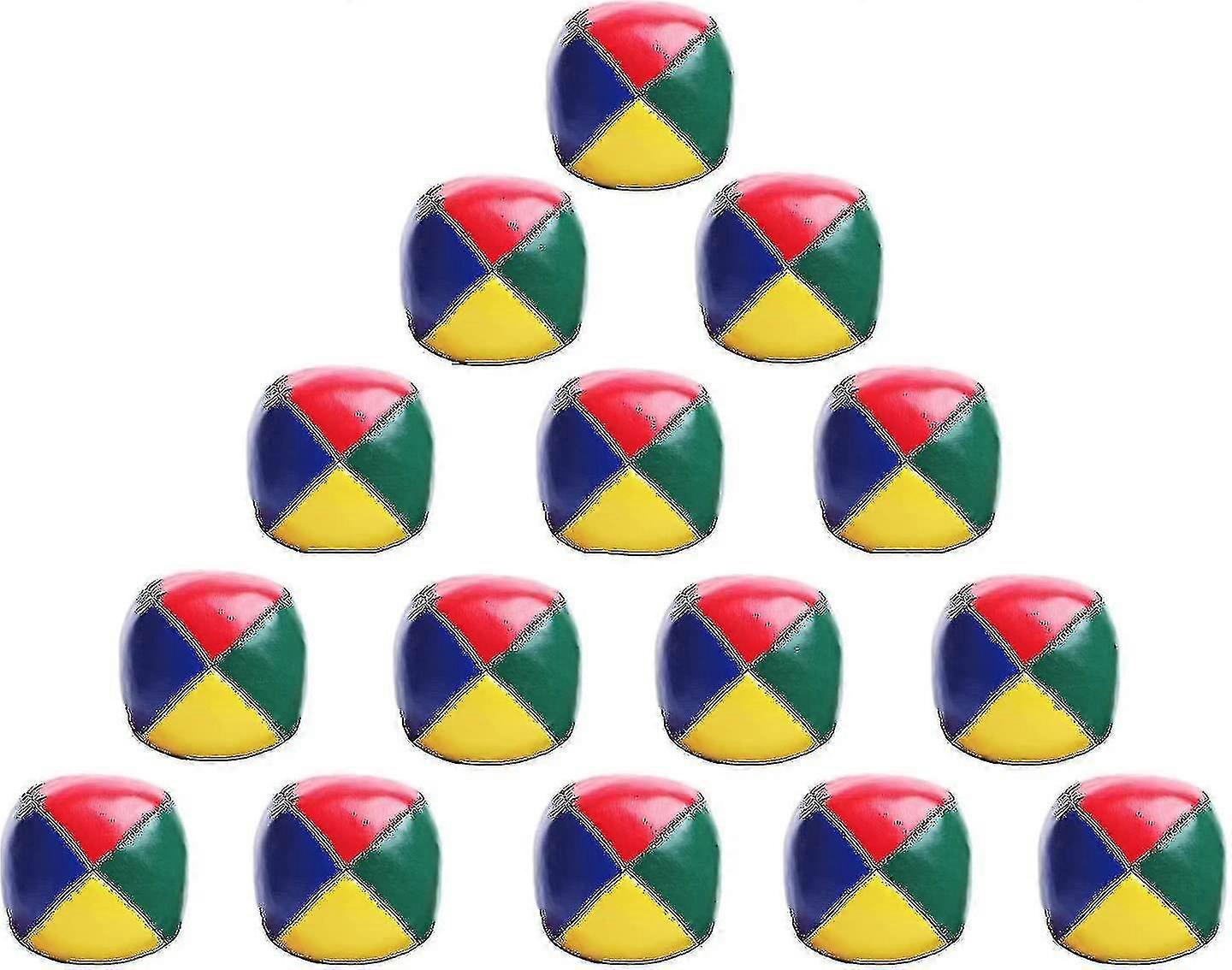 15pcs Soft Juggling Balls Set, Kids Ball Throwing Ball Games Circus Clown