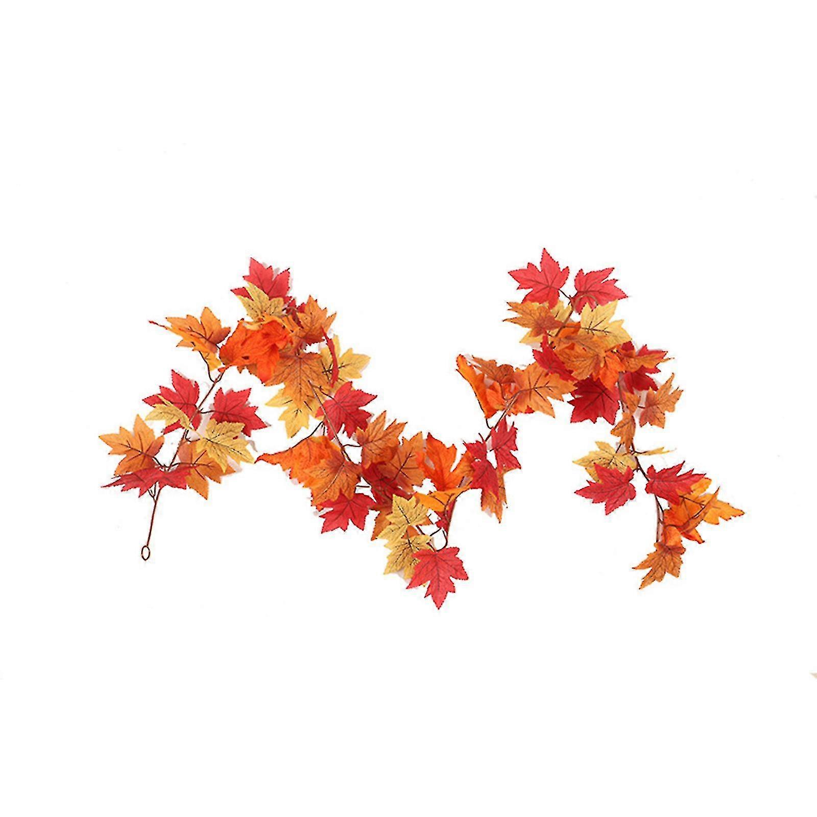 Autumn Maple Leaf Rattan Plant Decoration Simulation Maple Leaf Decoration