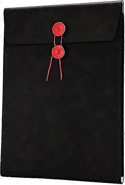 Bran A4 File Folder Document Holder - PU Leather Filing Envelope