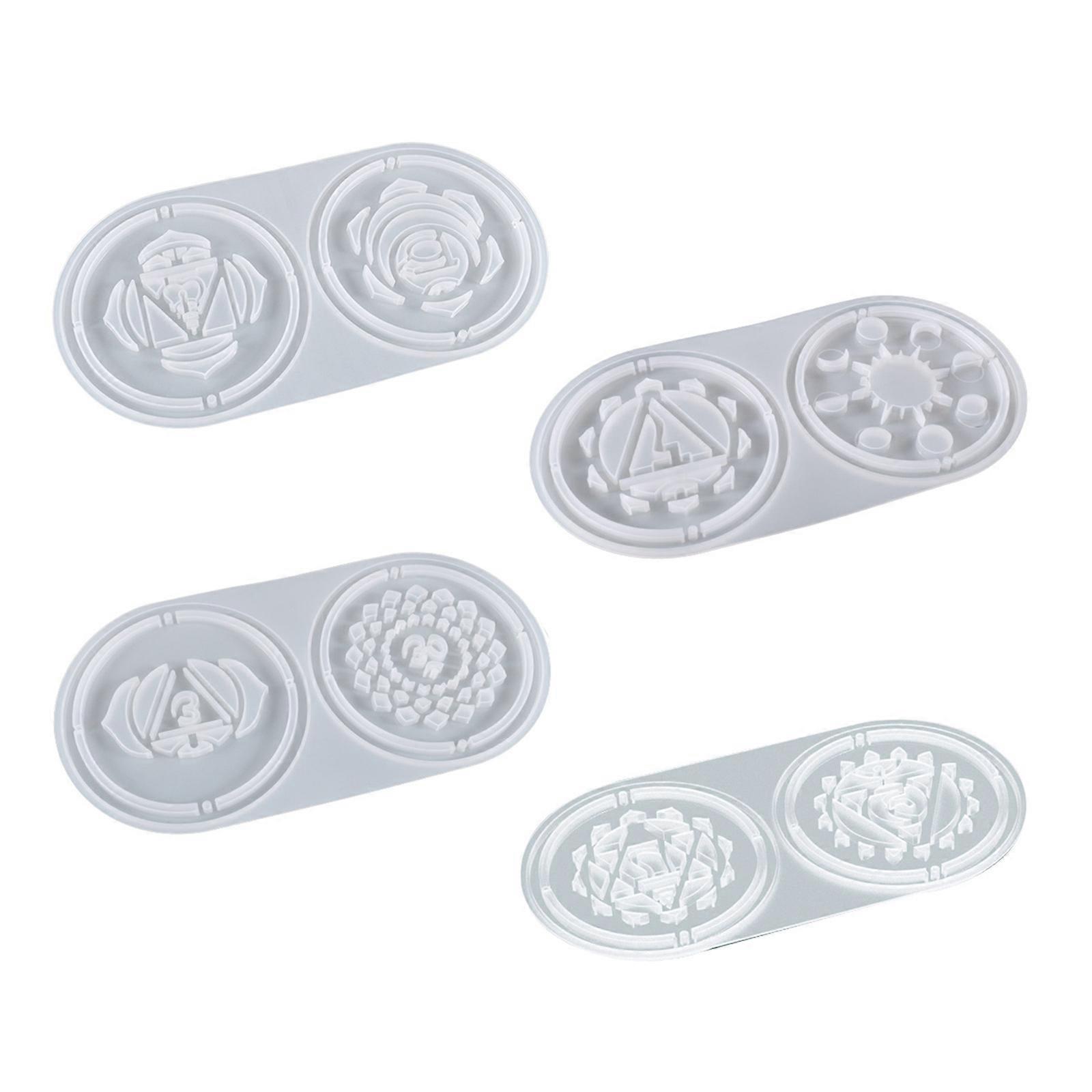 Seven Chakra Storage Tray Mould Suitable for Coasters Fruit Candy Storage Tray