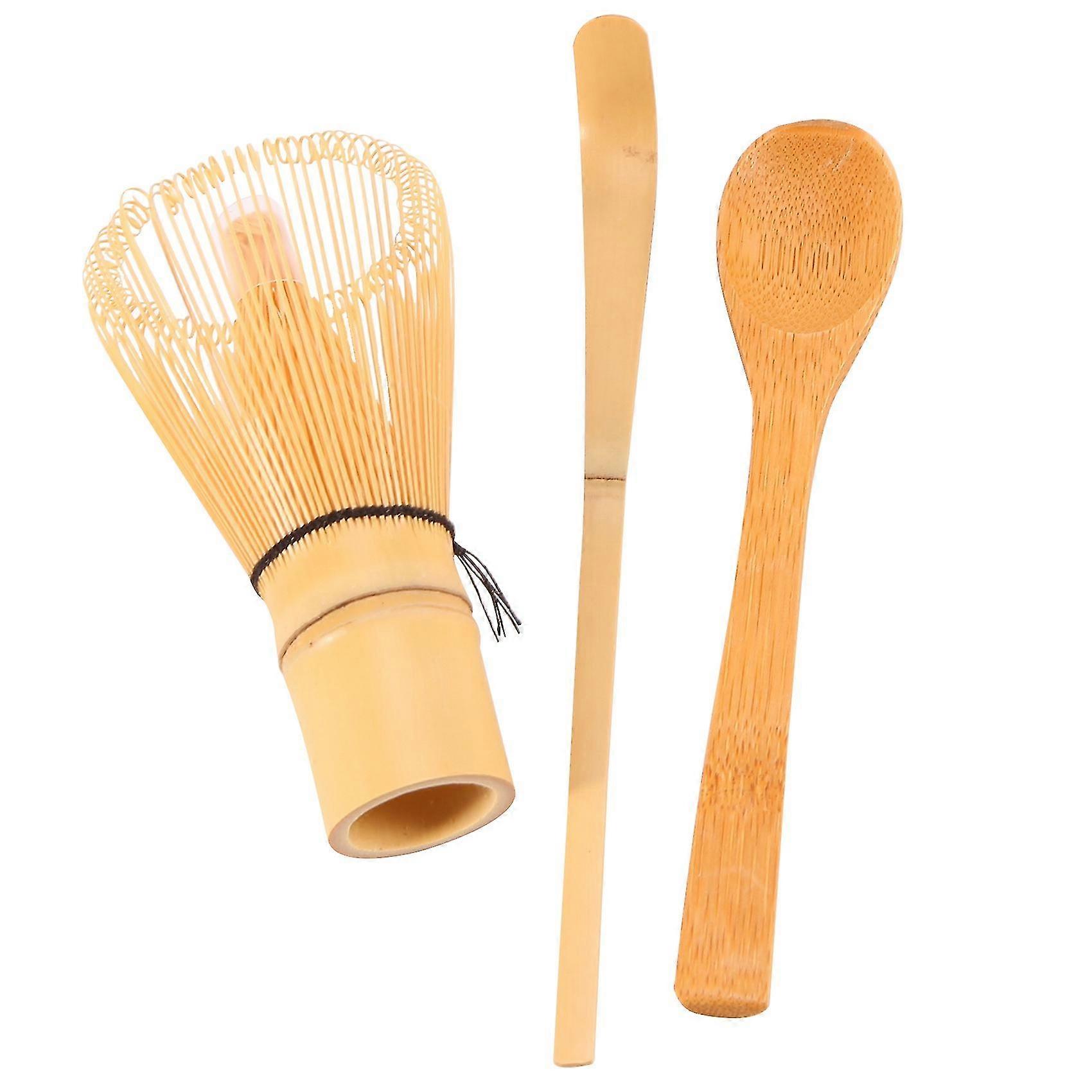 Japanse Matcha Thee Set (3 stuks) - Matcha Bamboe Garde Theelepel, -thee Ceremony Kit