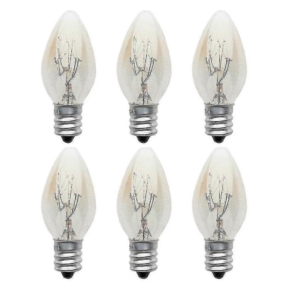 10pcs E12電球220v-240v 10w C7電球ウォームホワイトフィラメントライト白熱電球/タングステン電球キャンドルライト