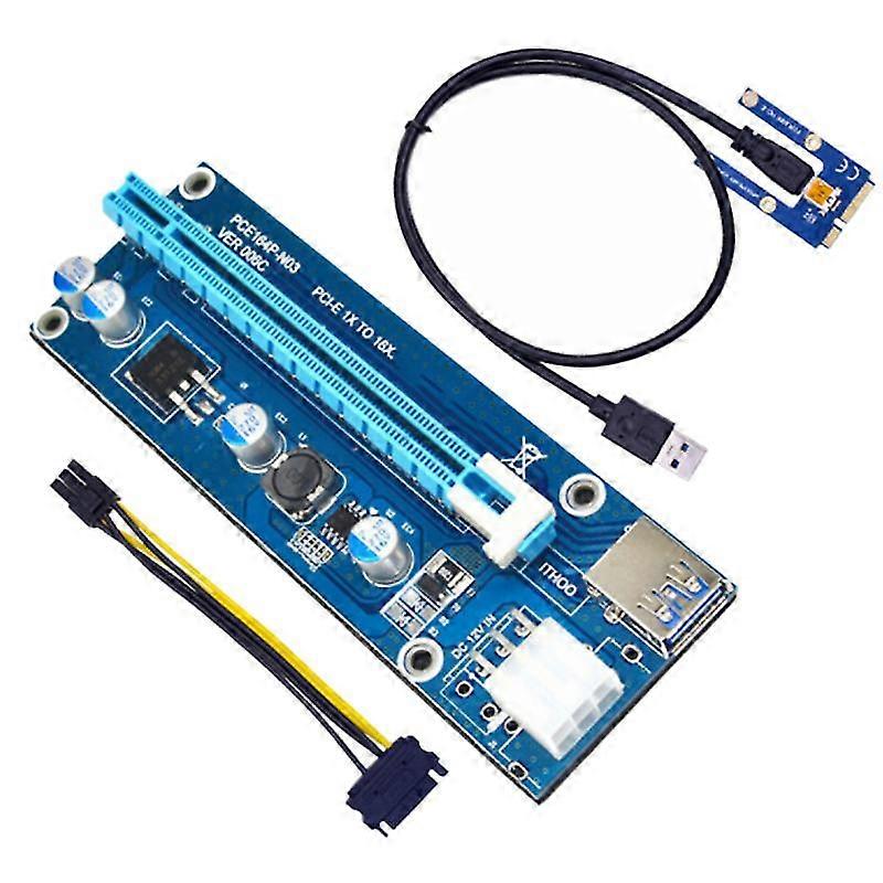 Mini Pcie To Pci 16x Riser For Laptop External Card Exp Gdc Btc Mpcie To Pci-e Slot Mining Card