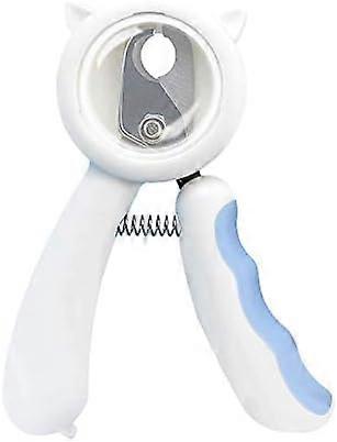 Cat Nail Clippers Professional Dog Claws ScissorsStainless Steel Rabbit Grooming ToolsSplash Proof Claw Trimmer for Kittens and Puppy(Blue)