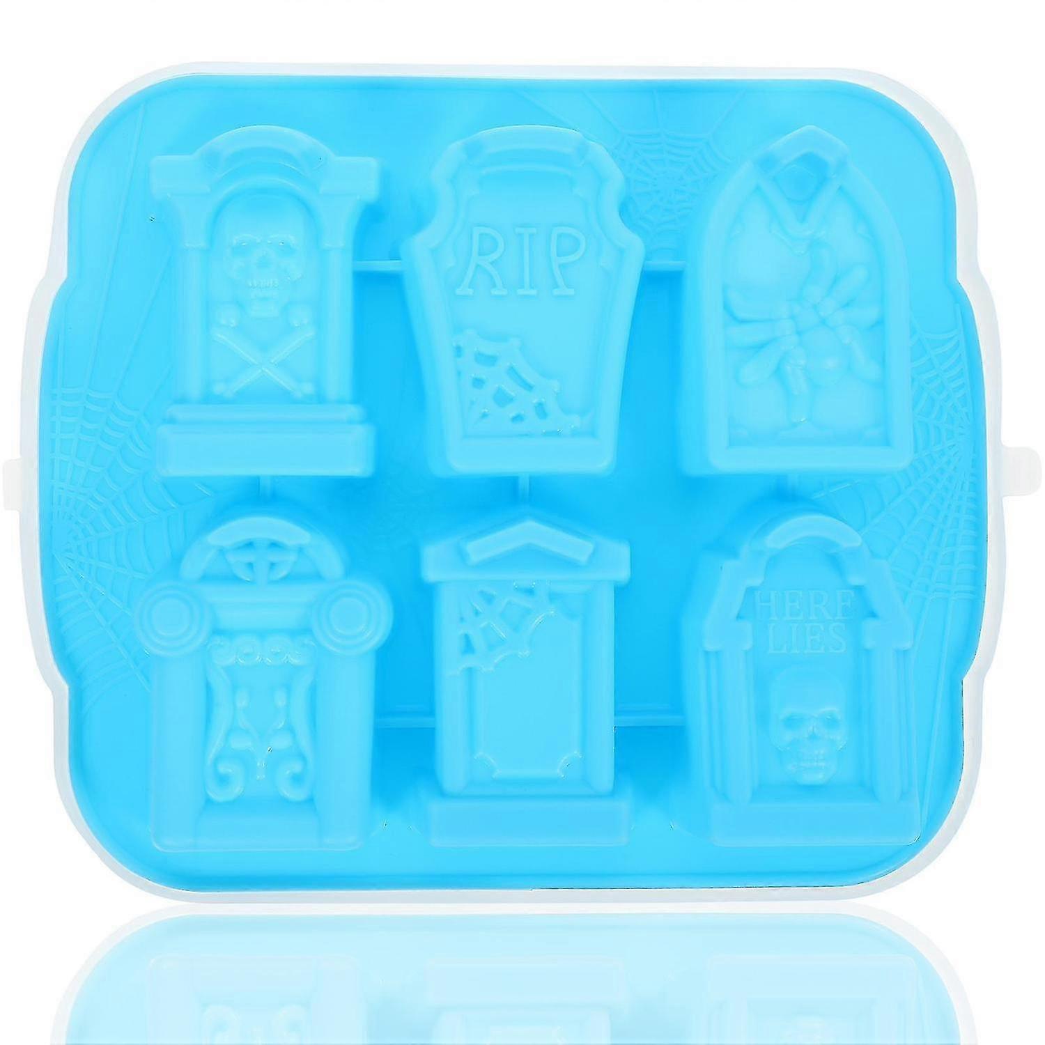 Ice Cube Mold Coffin Ice Cube Tray Halloween Ice Tray Dustproof Ice Mold
