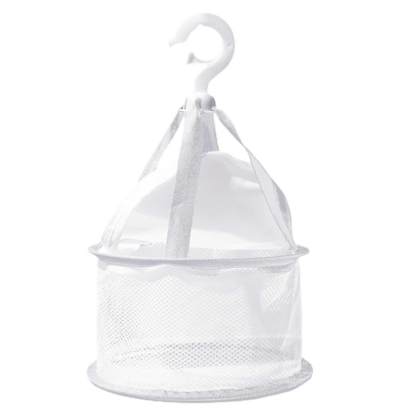 Large capacity folding drying net with fine holes for makeup brushes