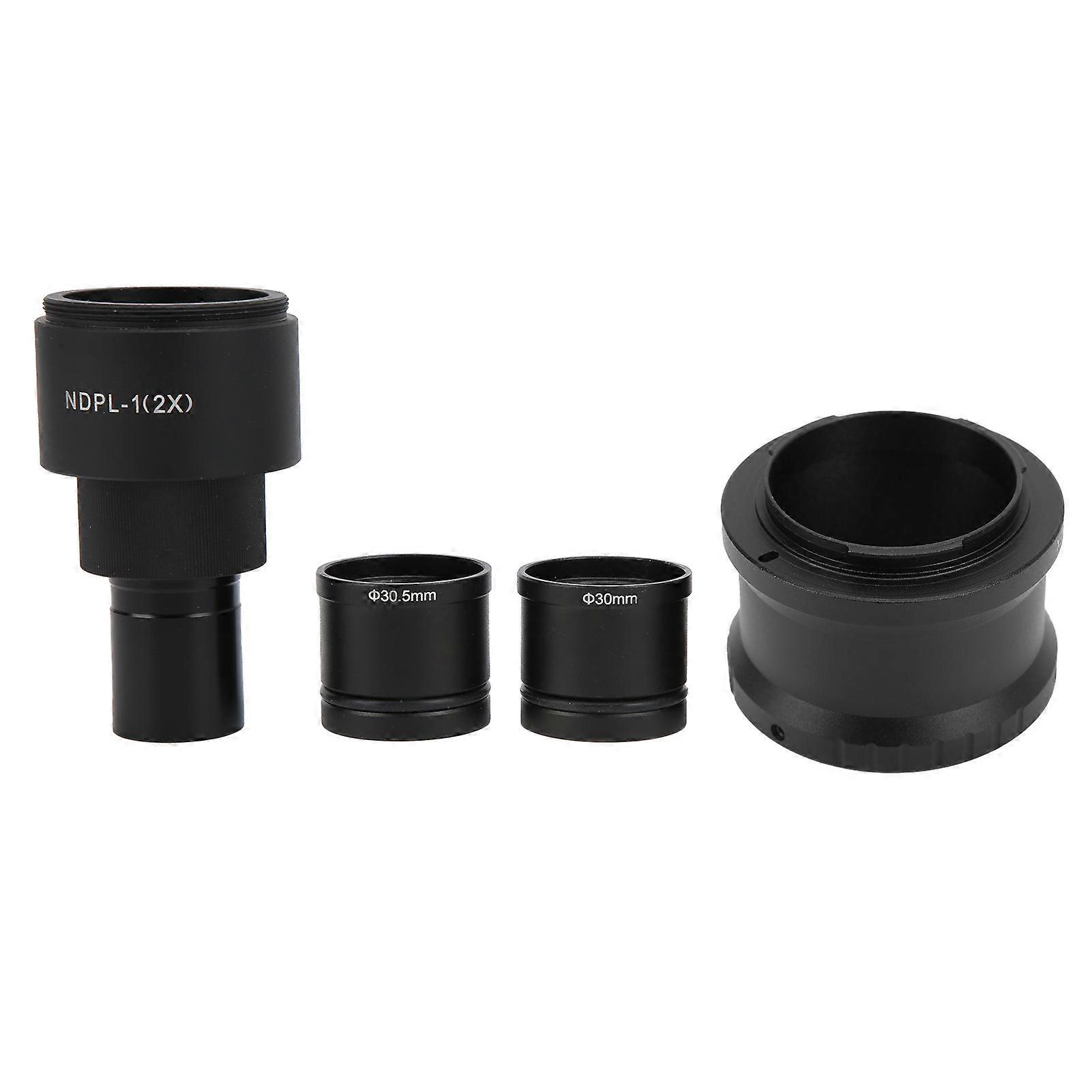 Biology/Stereo Microscope Lens Kit with Camera Adapter for Mirrorless Camera - T2NEX+NDPL1(2X)