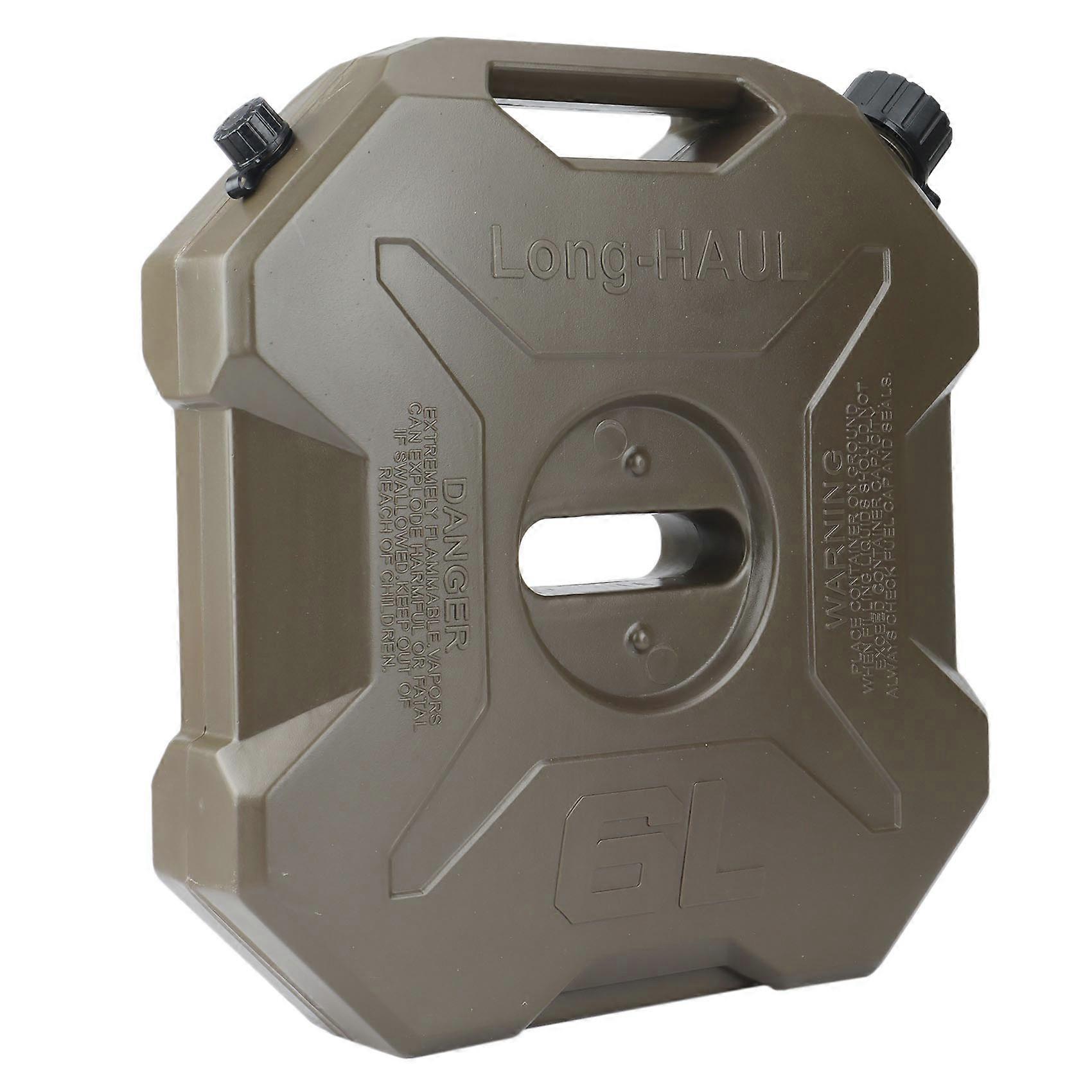 6L litran vihreä mönkijä UTV moottoripyörän varaosa polttoainesäiliö muovi bensiini auton kontti bensiinisäiliö cani