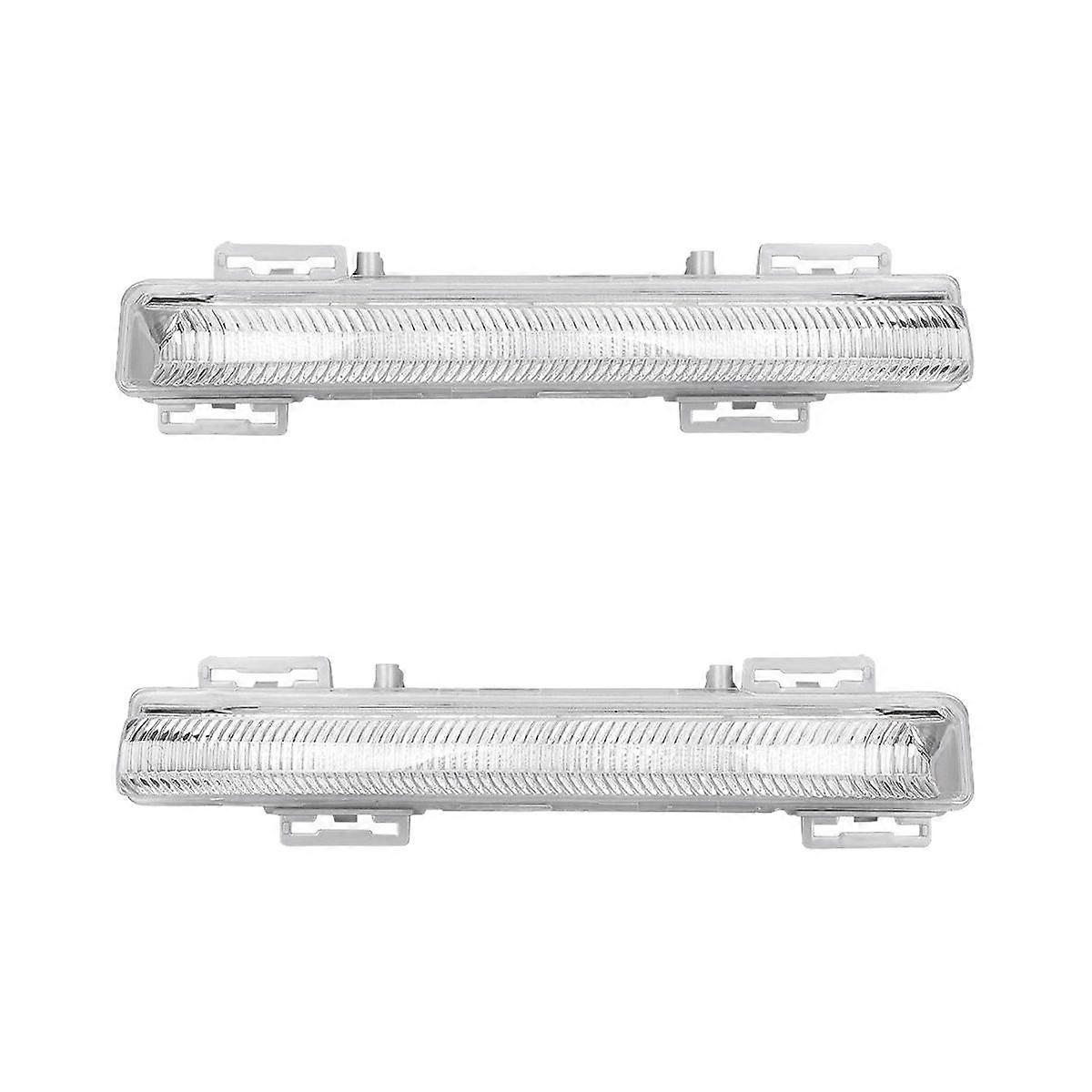 1Pair Front DRL Daytime Running Lights Fog Light Lamp for W204 W212 C250 C280 C350 E350 2007-2014