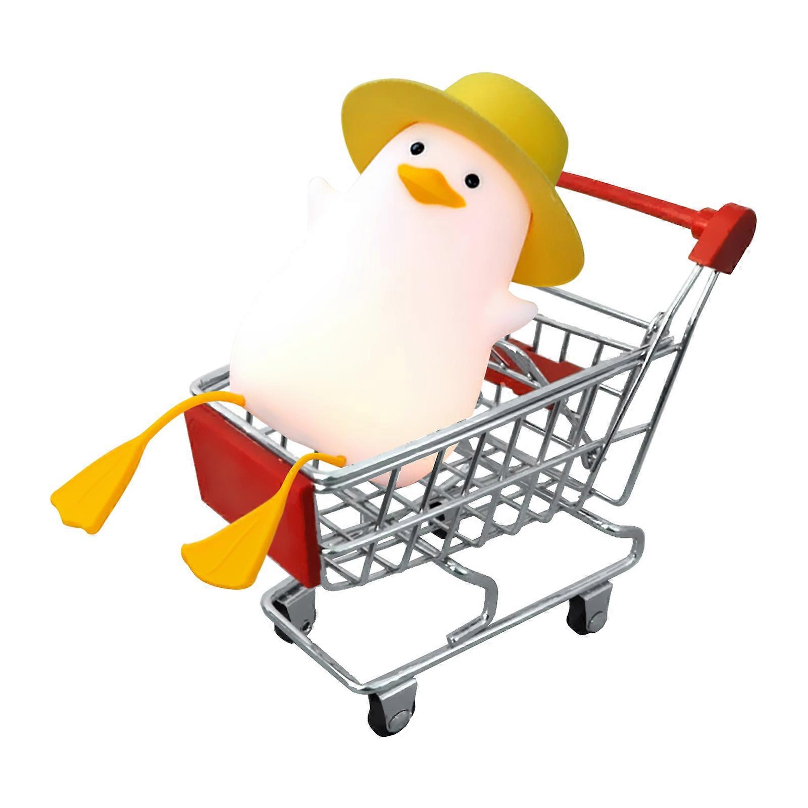 Rechargeable Duck Shaped Night Light for Kids, LED Night Light with 20 Minutes Timer & Tap Control