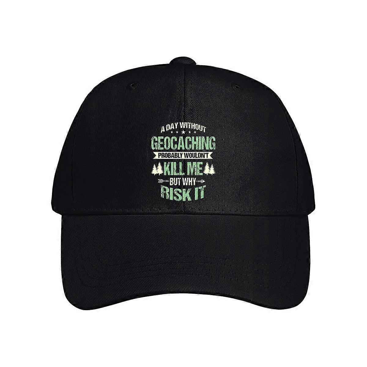 A Day Without Geocaching Baseball Cap