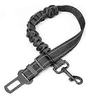 Bjxy 2 Pcs Dogs Car Seat Belts Pets Harness Dog Safe Leash With Anti Shock Bungee Buffer
