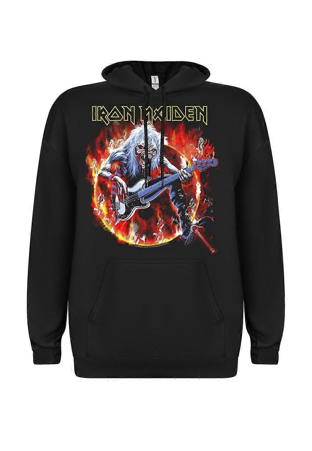 Moletom Iron Maiden Eddie Live Flames
