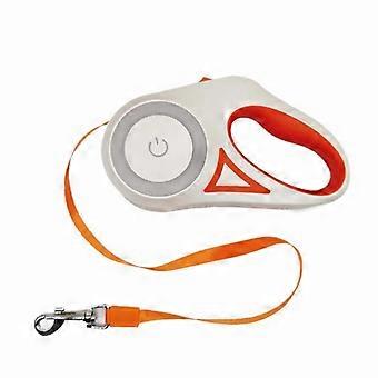 Streamer Led Lights Dog Leash Automatic Extending Nylon Leash Leads Premium Durable Pet Walking Leads Traction Rope Pet Products