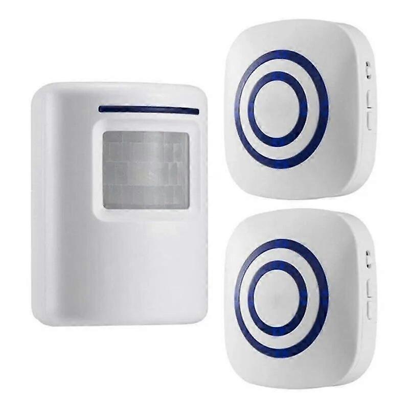 Motion Sensor Alarm Wireless Driveway Alert Home Security System Human Body Induction Smart Doorbell Sensor and Receiver Chime