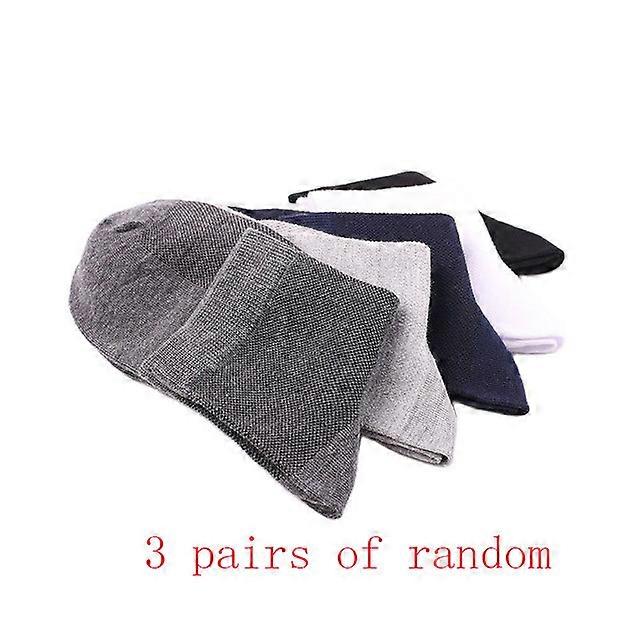 3 ζευγάρια ανδρών ' s Βαμβακερές κάλτσες Four Seasons Casual Harajuku Άνετο Business Ankle Breathable Net Κάλτσες Soft Simple Fashion-a1,EUR ΜΕΓΕΘΟΣ 39-44