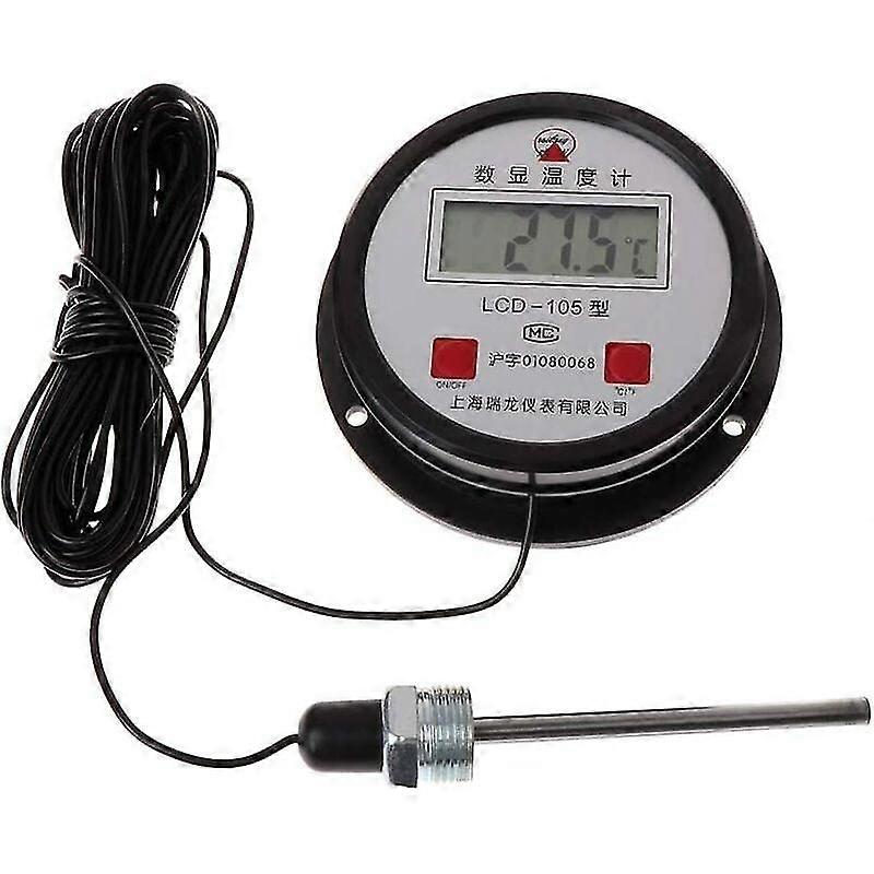 High Temperature Industrial Digital Thermometer With 10m Probe