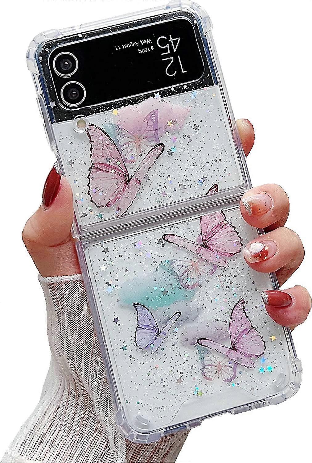 Case Cute Phone Case For Samsung Z Flip Galaxy Z Flip Clear Case