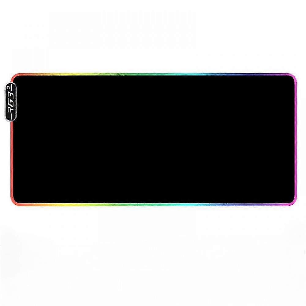 Gaming Mouse Pad, Rgb Gaming Mouse Pad With Usb Port And 19 Light Modes, Extra Large Mouse Pad With Anti-slip Base For Gaming And Home Use(9.8 X 13.7