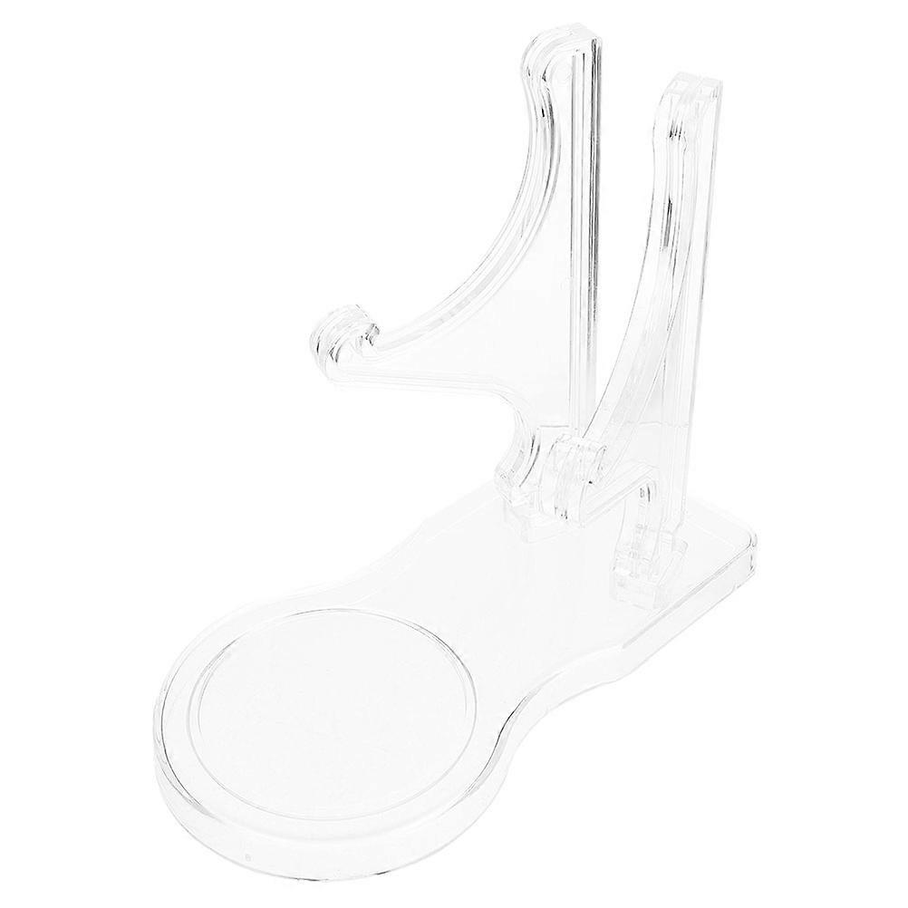 Clear Teacup Saucer Display Easel Stand Holder Acrylic Saucer Coffee Mug Display Stand