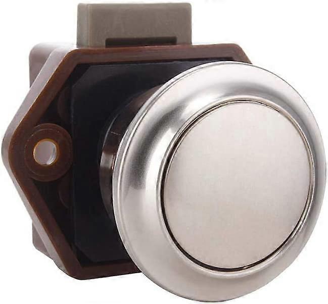Keyless Push Button Cabinet Latch Fit For Rv Caravan Motorhome Boat Cupboard (A)