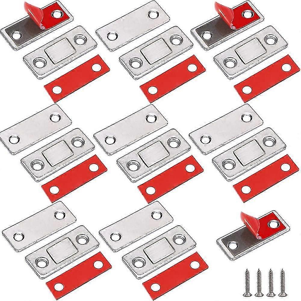 8 Piece Magnetic Door Latch Ultra Thin Self Adhesive