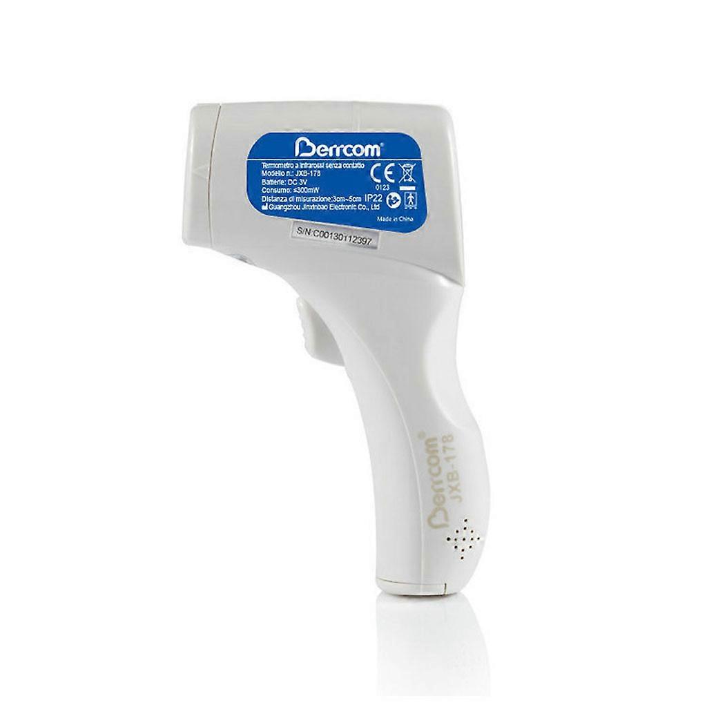 2020 Berrcom Display mit Hintergrundbeleuchtung Infrarot-Thermometer Stirnkörper berührungsloses Thermometer Baby Erwachsene im Freien Home Digitales Infrarot-Fieber-Ohr Thermomete
