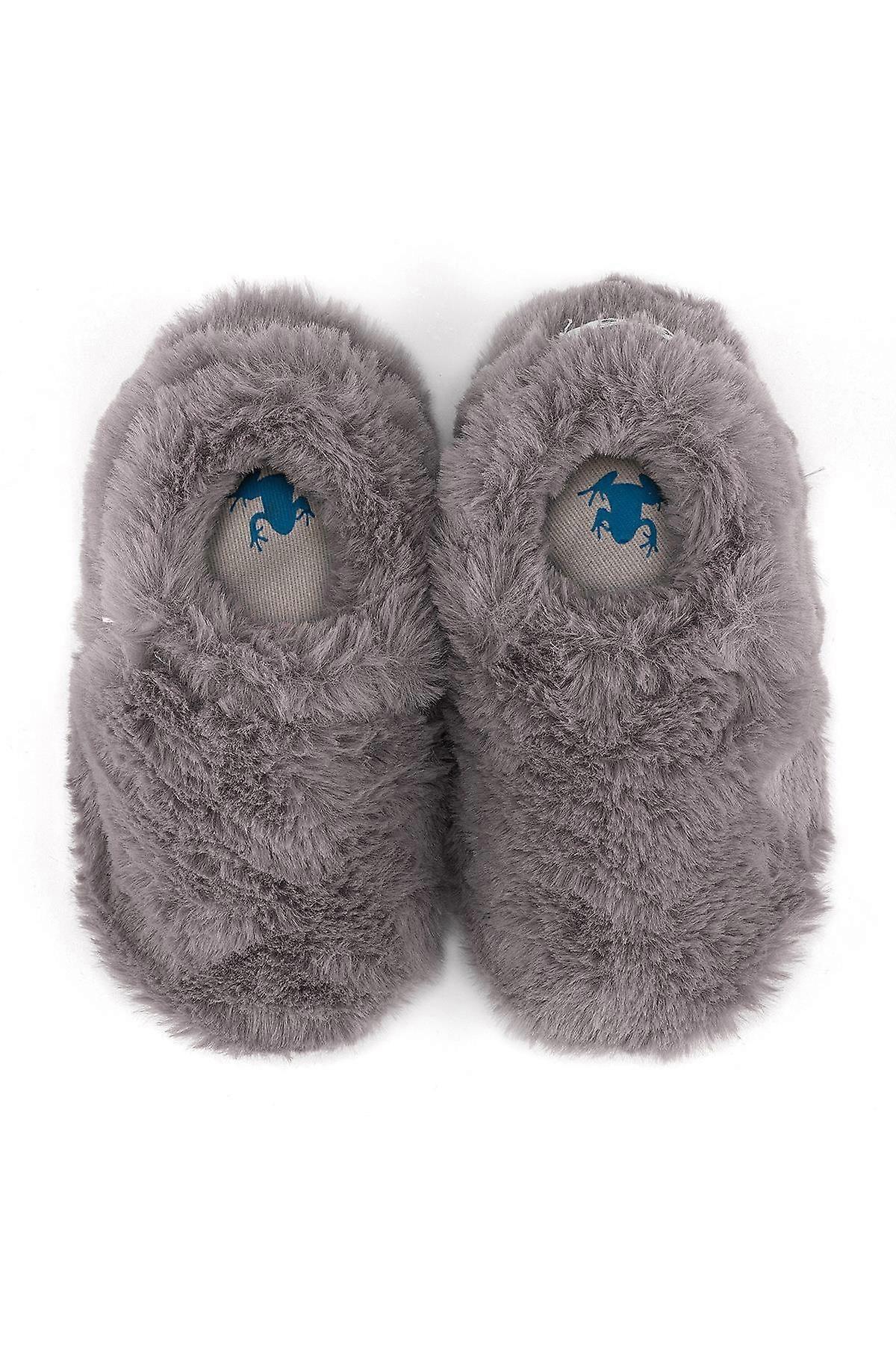 Furry Furry Grey Furry Barefoot Smart Booties