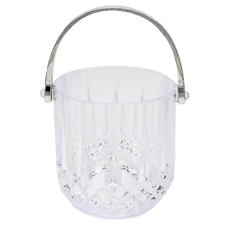 1pc Acrylic Crystal Ice Bucket Bar Creative Ice Storage Barrel Transparent