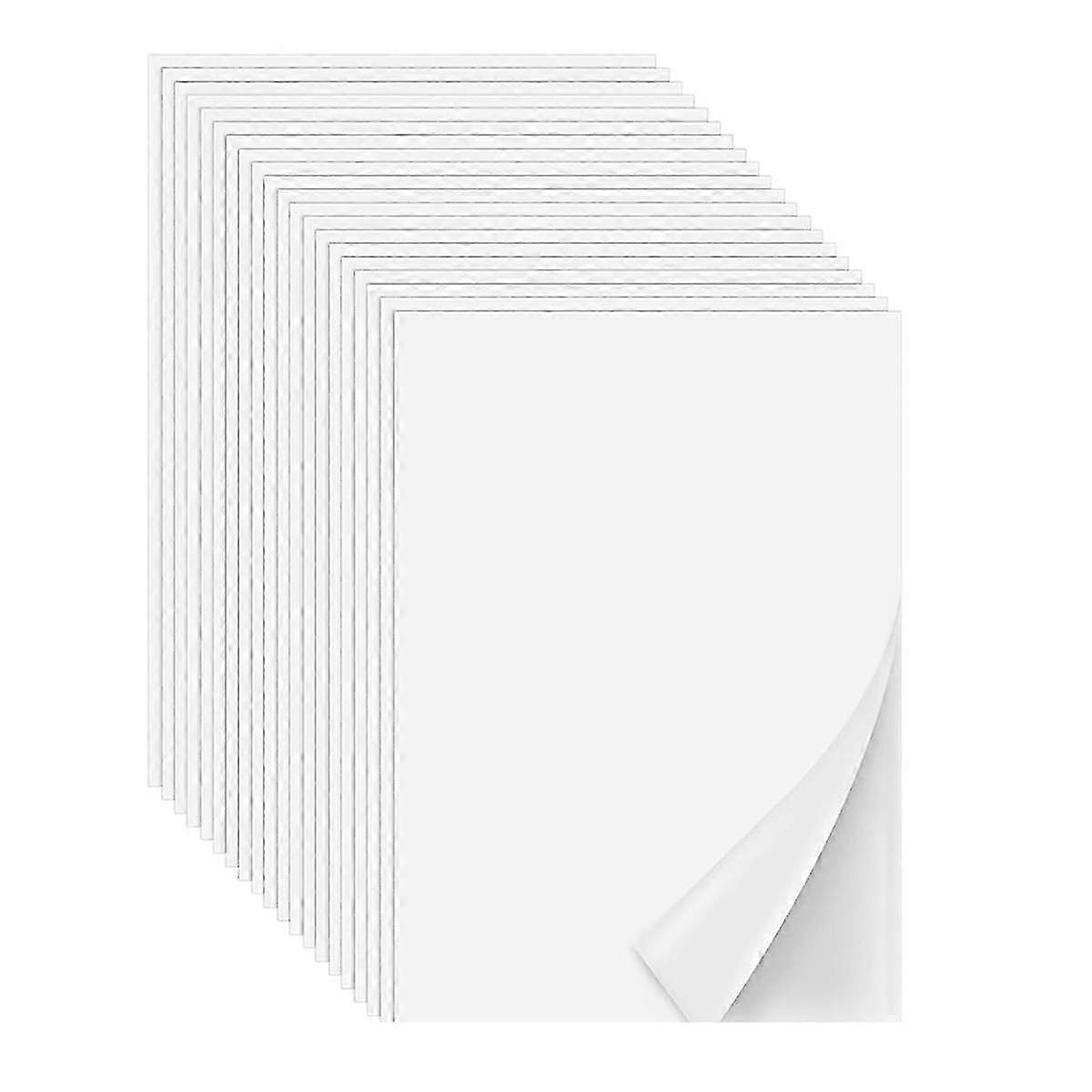 Iron On Adhesive Sheets 20pcs,double-sided Heat Melt Fabric Sheet, A4 Size Fusible Adhesive Sheets,