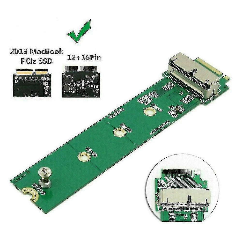 12+16 Pin Ssd To M.2 Ngff Pci-e Adapter Converter For Macbook Pro Air