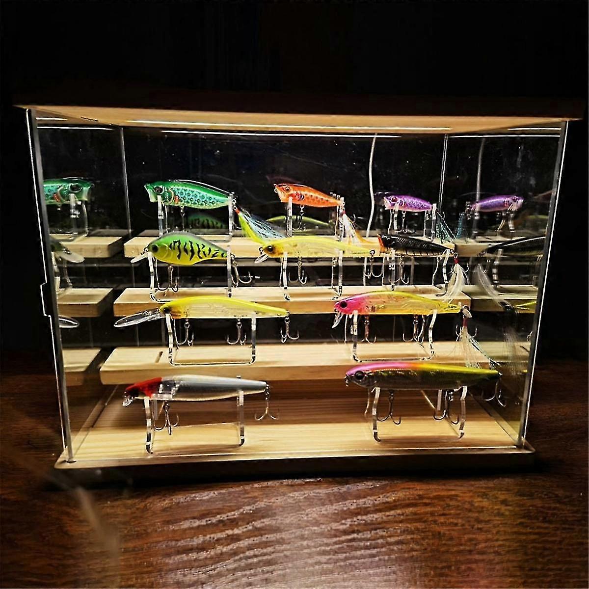 4 Stück / Set Köder Display Stand Acryl Transparenter Köder Display Stand Köder Display Stand Köder Display Stand