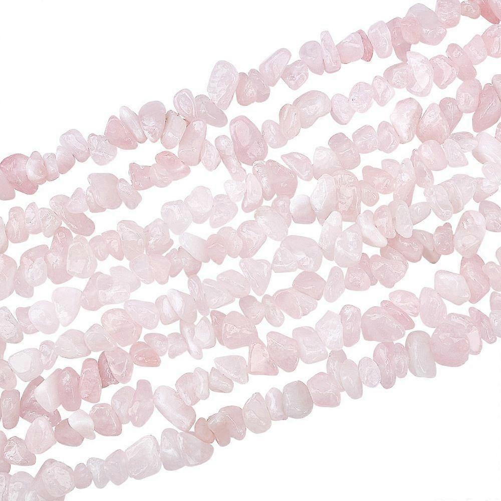 Natural Rose Quartz Chip Beads Strands 5~8x5~8mm Hole: 1mm about 31.5 inch 4strand/box