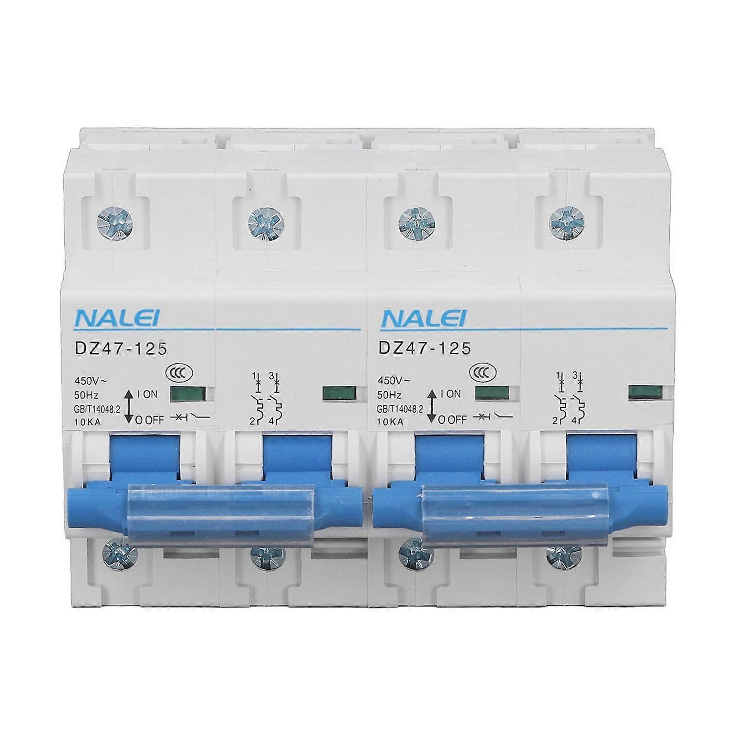 Interlock Circuit Breaker 10KA Breaking Capacity Rail Installation Mini Dual Power Manual Transfer S
