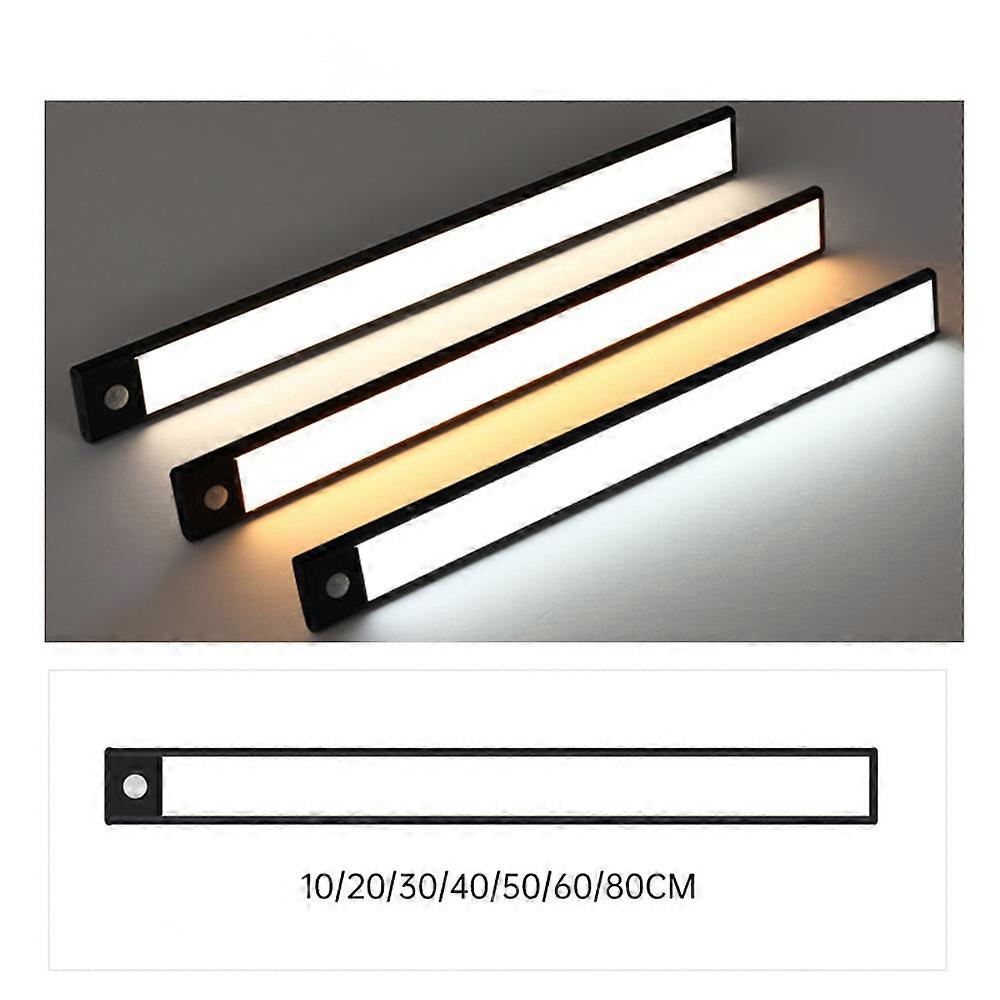 Black 10CM Motion Sensor Light with Three-Color Change