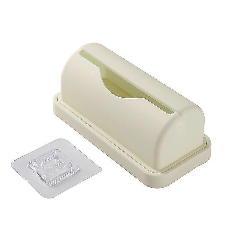 1Pc Toilet Garbage Bag Storage Box Without Punching, Simple Wall Mounted Collector, Kitchen Pull-out Sorting Garbage Box
