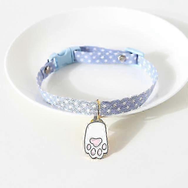 طوق القط مع قلادة ، أطواق قطط قابلة للتعديل بأمان مقاس M