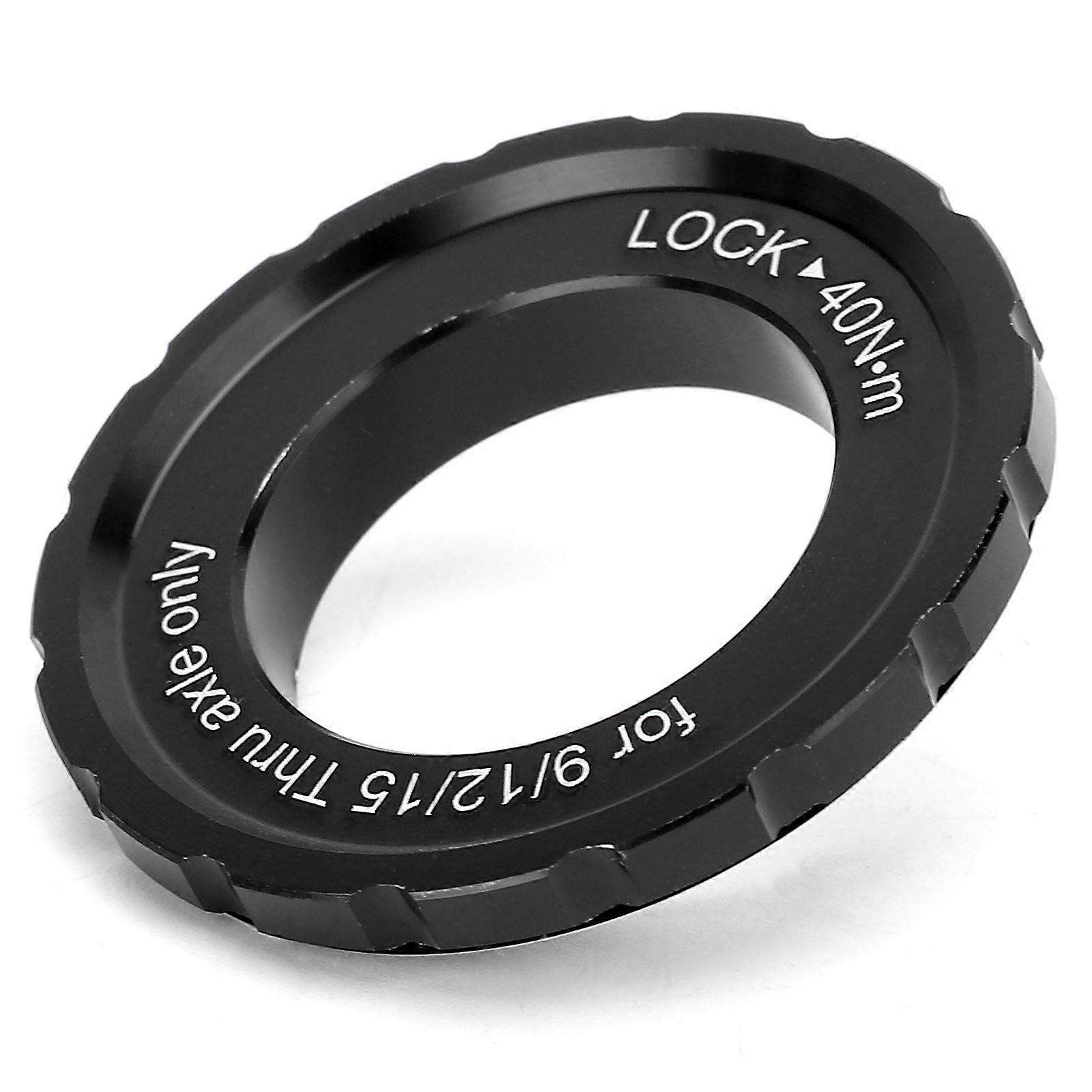 Road and mountain bike wheel hub with center lock, disc lock cover, cylindrical axle 9/12/15mm
